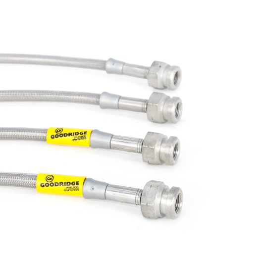 Goodridge 15010 - GRI15010 - Goodridge 11-15 Jeep Grand Cherokee (Incl SRT 8) / 11-15 Dodge Durango SS Brake Line Kit - Shipped in Europe - Tuningsupply.com