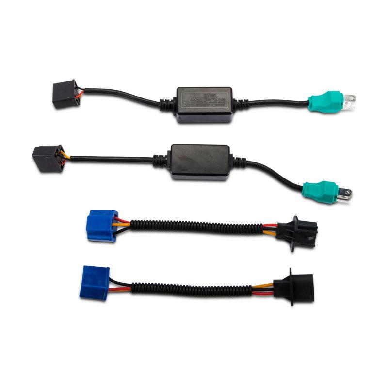 Raxiom J108037 - RAXJ108037 - Raxiom 97-18 Jeep Wrangler TJ/JK Axial Halo Headlights w/ DRL Amber Signals- Blk Hsng (Clear Lens) - Shipped in Europe - Tuningsupply.com