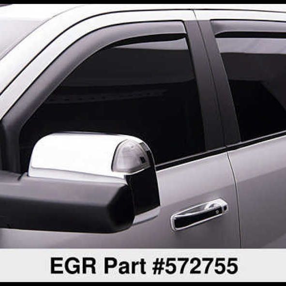 EGR 572755 - EGR572755 - EGR 09-13 Dodge Ram 1500/2500/3500 Crew Cab In-Channel Window Visors - Set of 4 - Matte (572755) - Shipped in Europe - Tuningsupply.com