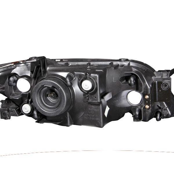 ANZO 121107 - ANZ121107 - ANZO 2001-2003 Mazda Protege Crystal Headlights Black - Shipped in Europe - Tuningsupply.com