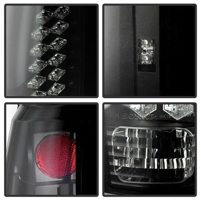 SPYDER 5077981 - SPY5077981 - Spyder Chevy C/K Series 1500 88-98/GMC Sierra 88-98 LED Tail Lights Blk Smke ALT-YD-CCK88-LED-BSM - Shipped in Europe - Tuningsupply.com