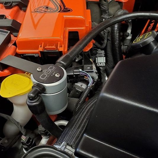 J&L 3030P-C - JLT3030P-C - J&L 15-23 Ford Mustang GT/15-20 Ford Mustang GT350 Passenger Side Oil Separator 3.0 - Clear Anodized - Shipped in Europe - Tuningsupply.com