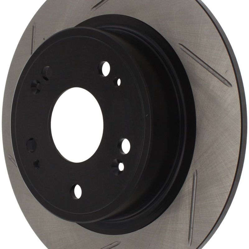 Stoptech 126.40068SR - STO126.40068SR - StopTech Power Slot 09-10 Acura TSX / 08-10 Honda Accord Rear Right Slotted Rotor - Shipped in Europe - Tuningsupply.com