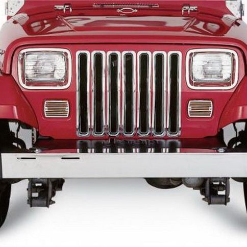 Rampage 7511 - RAM7511 - Rampage 1997-2006 Jeep Wrangler(TJ) Grille Inserts - Chrome - Shipped in Europe - Tuningsupply.com