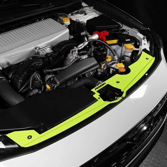 Perrin Performance PSP-ENG-513NY - PERPSP-ENG-513NY - PERRIN 22-25 Subaru WRX Radiator Shroud - Neon Yellow - Shipped in Europe - Tuningsupply.com