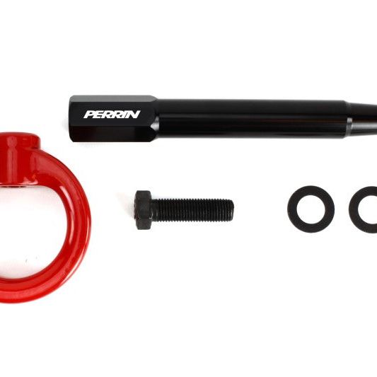 Perrin Performance PSP-BDY-237RD - PERPSP-BDY-237RD - PERRIN 22-25 Subaru WRX / 18-23 Crosstrek / 20-25 OBXT / 17-23 Impreza Tow Hook Kit (Front) - Red - Shipped in Europe - Tuningsupply.com
