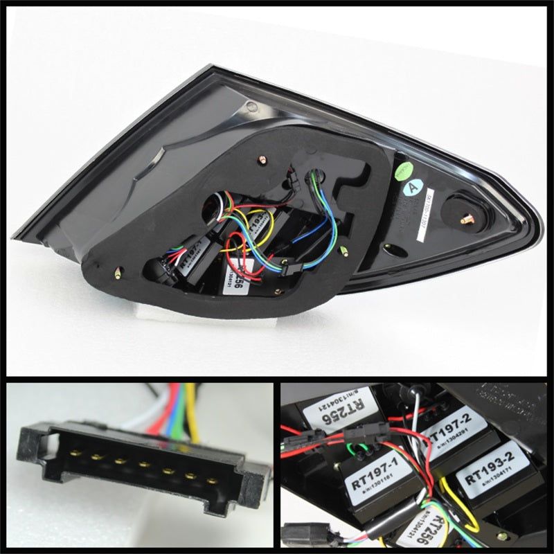 SPYDER 5072689 - SPY5072689 - Spyder Mercedes Benz W204 C-Class 08-11 LED Tail Lights Incandescent only - Blk ALT-YD-MBZC08-LED-BK - Shipped in Europe - Tuningsupply.com