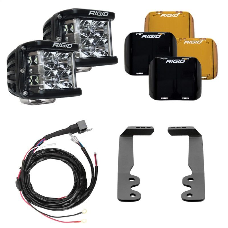 Rigid Industries 46808 - RIG46808 - Rigid Industries 2022+ Toyota Tundra A-Pillar Lighting Kit (Fits 360-Series, D-SS Series) - Shipped in Europe - Tuningsupply.com