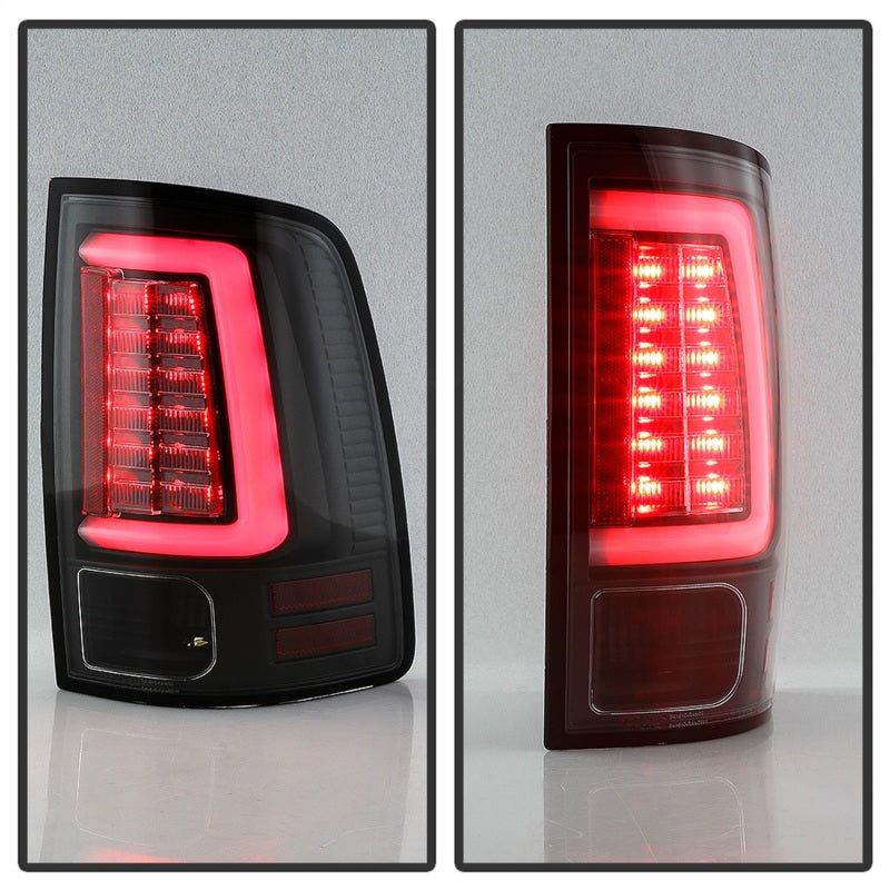 SPYDER 5085917 - SPY5085917 - Spyder Dodge Ram 09-18 LED Tail Lights - All Black ALT-YD-DRAM09V2-LED-BKV2 (Incandescent Only) - Shipped in Europe - Tuningsupply.com