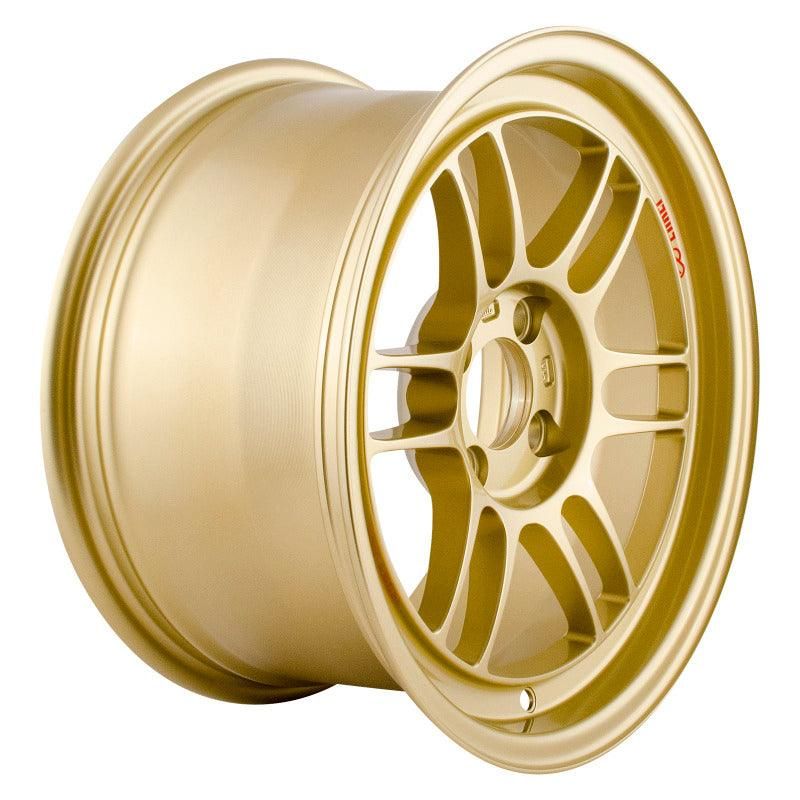 Enkei 3795804928GG - ENK3795804928GG - Enkei RPF1 15x8 4x100 28mm Offset 75mm Bore Gold Wheel - Shipped in Europe - Tuningsupply.com