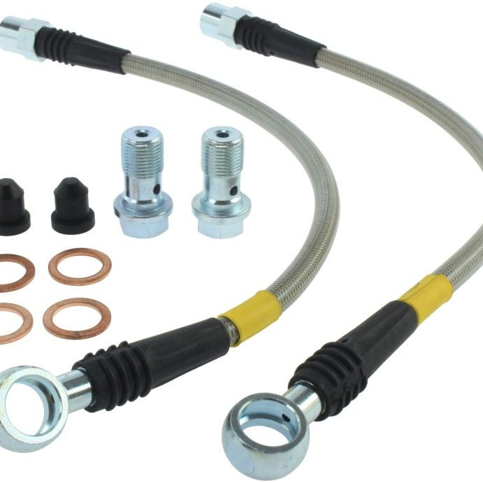 Stoptech 950.33508 - STO950.33508 - StopTech 07-08 Audi RS4 Rear Stainless Steel Brake Line Kit - Shipped in Europe - Tuningsupply.com