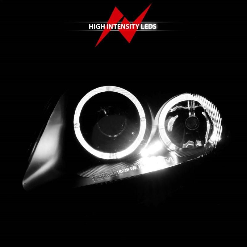 ANZO 121332 - ANZ121332 - ANZO 2000-2005 Mitsubishi Eclipse Projector Headlights w/ Halo Black - Shipped in Europe - Tuningsupply.com