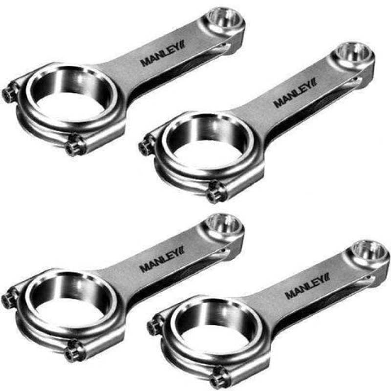 Manley Performance 14013-4 - MAN14013-4 - Manley Acura D16 (all) & ZC / Honda D16 (all) & ZC H-Beam Connecting Rod Set (Set of 4) - Shipped in Europe - Tuningsupply.com