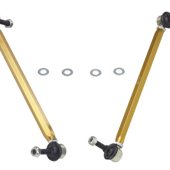 Whiteline KLC105 - WHLKLC105 - Whiteline 02-06 R53 & 06+ R56 Mini Cooper S Front Swaybar link kit-adjustable ball end links - Shipped in Europe - Tuningsupply.com