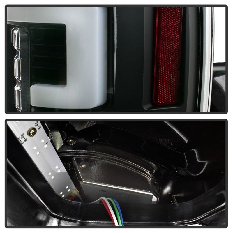 SPYDER 5085610 - SPY5085610 - Spyder 17-18 Ford F250 (w/Blind Spot Sens./LED Model Only) LED Tail Lights-Blk ALT-YD-FS17BS-LED-BK - Shipped in Europe - Tuningsupply.com