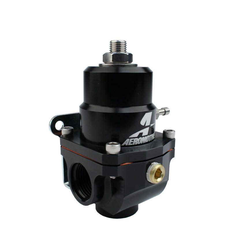 Aeromotive 13303 - AER13303 - Aeromotive Adjustable Regulator - 35-75PSI - .188 Valve - (2) -08 Inlets/-08 Return - Shipped in Europe - Tuningsupply.com