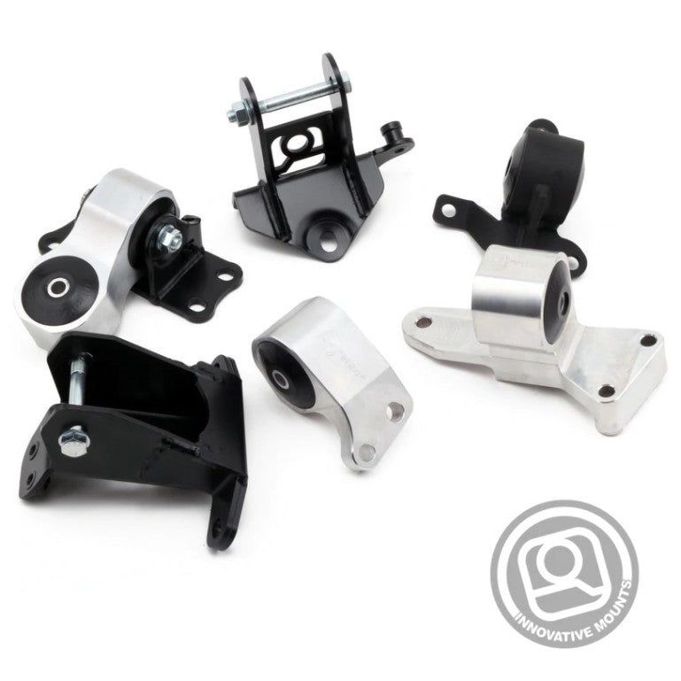 Innovative Mounts B90850-75A - INMB90850-75A - Innovative 06-11 Honda Civic Si K-Series Silver Billet Aluminum Mounts 75A Bushings (Not K24 Trans) - Shipped in Europe - Tuningsupply.com