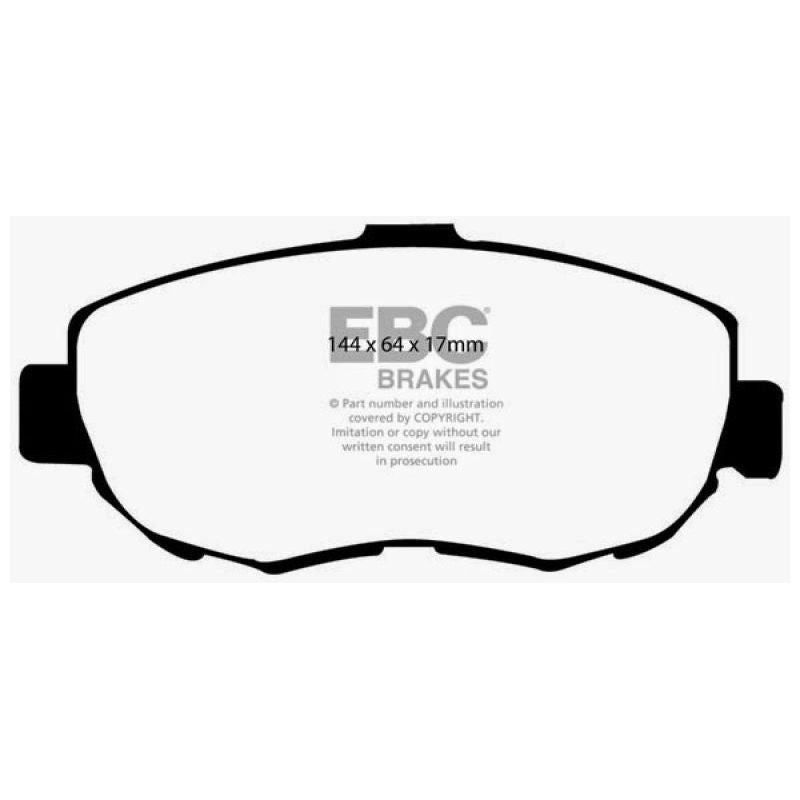 EBC DP41223R - EBCDP41223R - EBC 93-97 Lexus GS300 3.0 Yellowstuff Front Brake Pads - Shipped in Europe - Tuningsupply.com