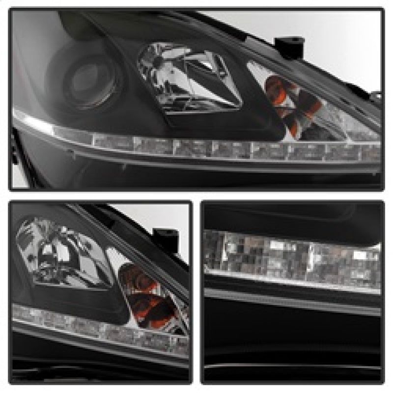 SPYDER 5080059 - SPY5080059 - Spyder Lexus IS 250/350 2006-2010 Projector Headlights DRL Black PRO-YD-LIS06-DRL-BK - Shipped in Europe - Tuningsupply.com