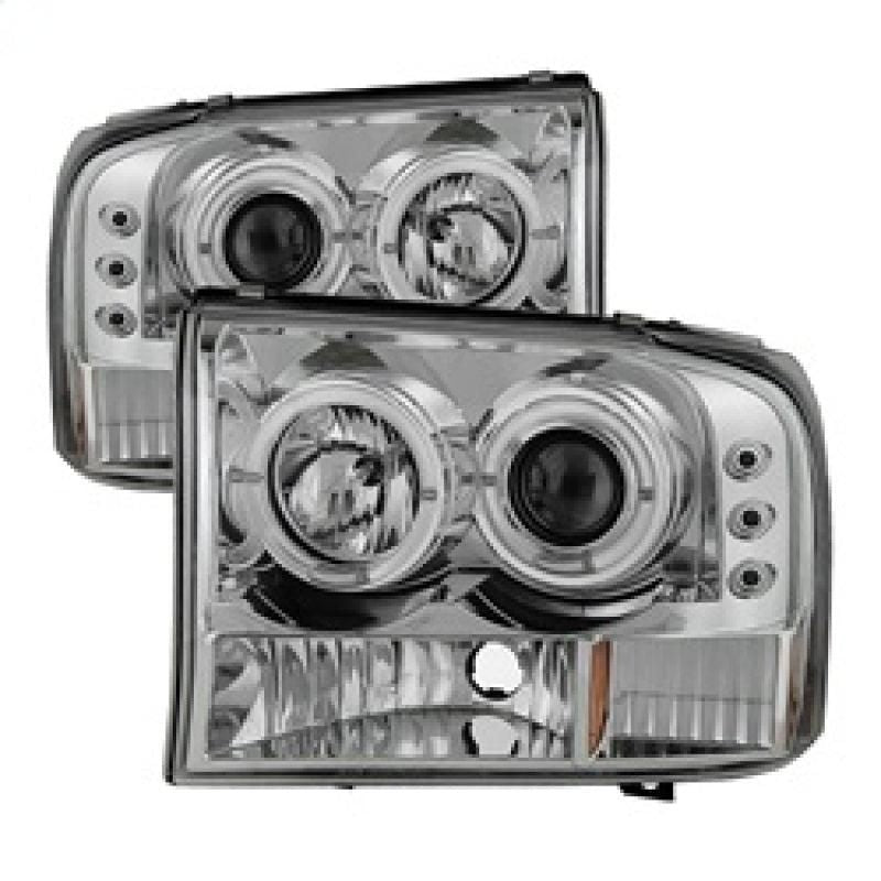 SPYDER 5010360 - SPY5010360 - Spyder Ford F250 Super Duty 99-04 Projector Version 2 LED Halo LED Chrm PRO-YD-FF25099-1P-G2-C - Shipped in Europe - Tuningsupply.com