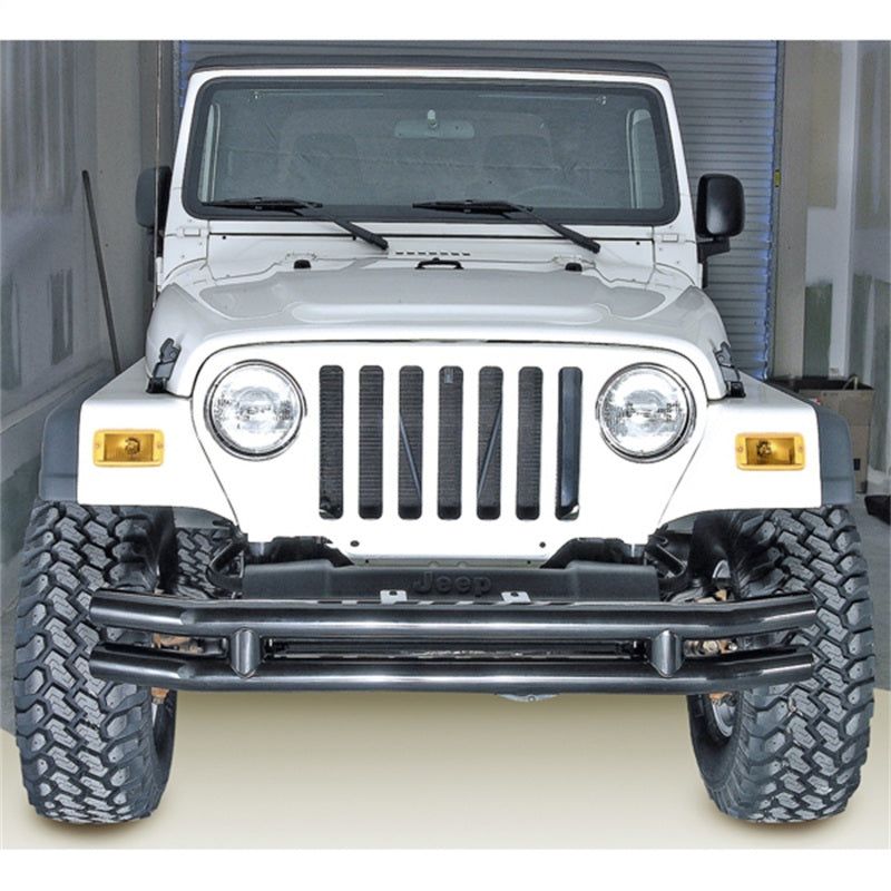 Rugged Ridge 11560.02 - RUG11560.02 - Rugged Ridge 3in Double Tube Bumper 76-06 Jeep CJ / Jeep Wrangler - Shipped in Europe - Tuningsupply.com