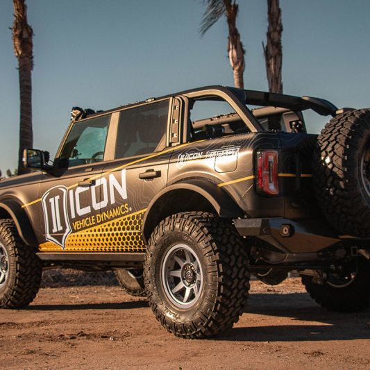 ICON 44200T - ICO44200T - ICON 21+ Ford Bronco Tubular Rear Track Bar Kit - Adjustable - Shipped in Europe - Tuningsupply.com