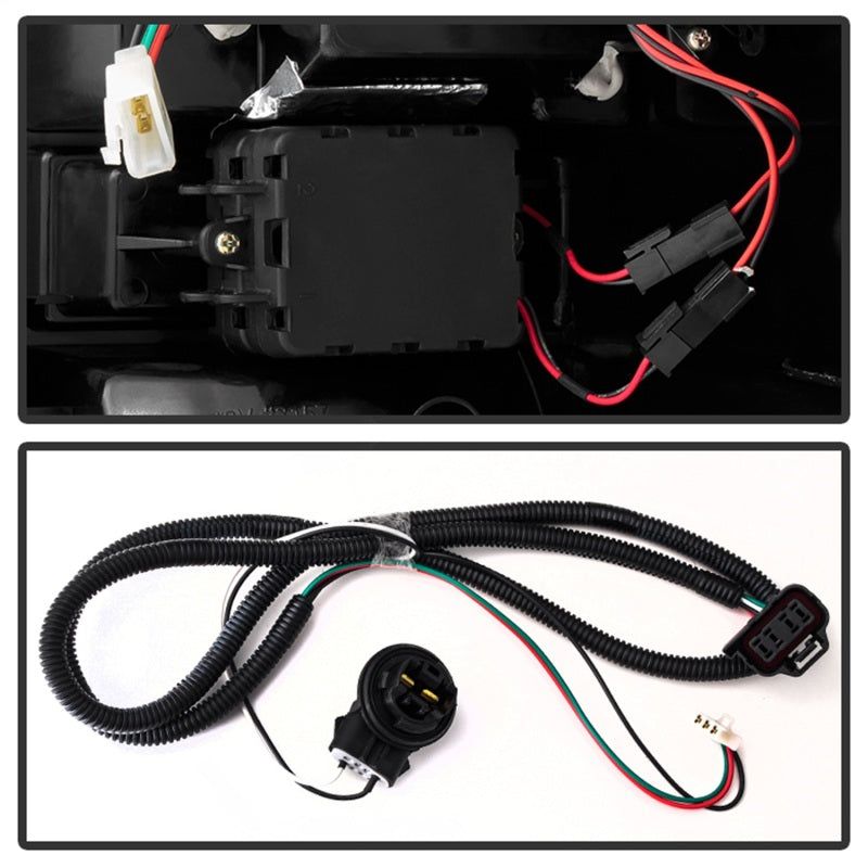 SPYDER 5014955 - SPY5014955 - Spyder GMC Sierra 07-13 (Not 3500 Dually 4 Rear Wheels)LED Tail Lights Red Clear ALT-YD-GS07-LED-RC - Shipped in Europe - Tuningsupply.com