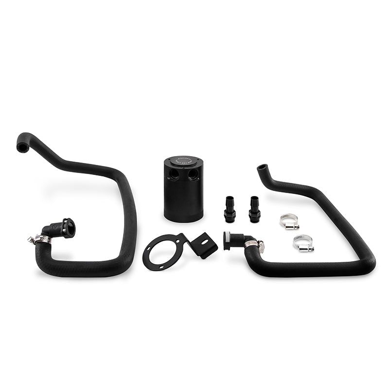 Mishimoto MMBCC-MUS4-15PBE - MISMMBCC-MUS4-15PBE - Mishimoto 2015+ Ford Mustang EcoBoost Baffled Oil Catch Can Kit - Black - Shipped in Europe - Tuningsupply.com