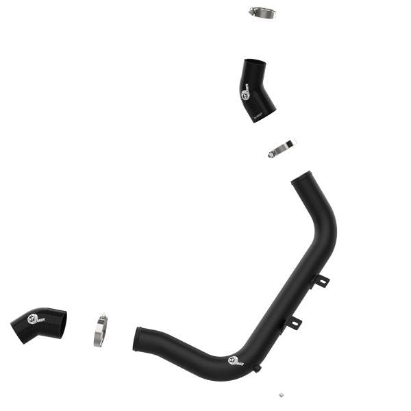 aFe 46-20638-B - AFE46-20638-B - aFe BladeRunner 2-1/4 IN Aluminum Hot Charge Pipe Black 17-20 Hyundai Elantra GT L4-1.6L (t) - Shipped in Europe - Tuningsupply.com