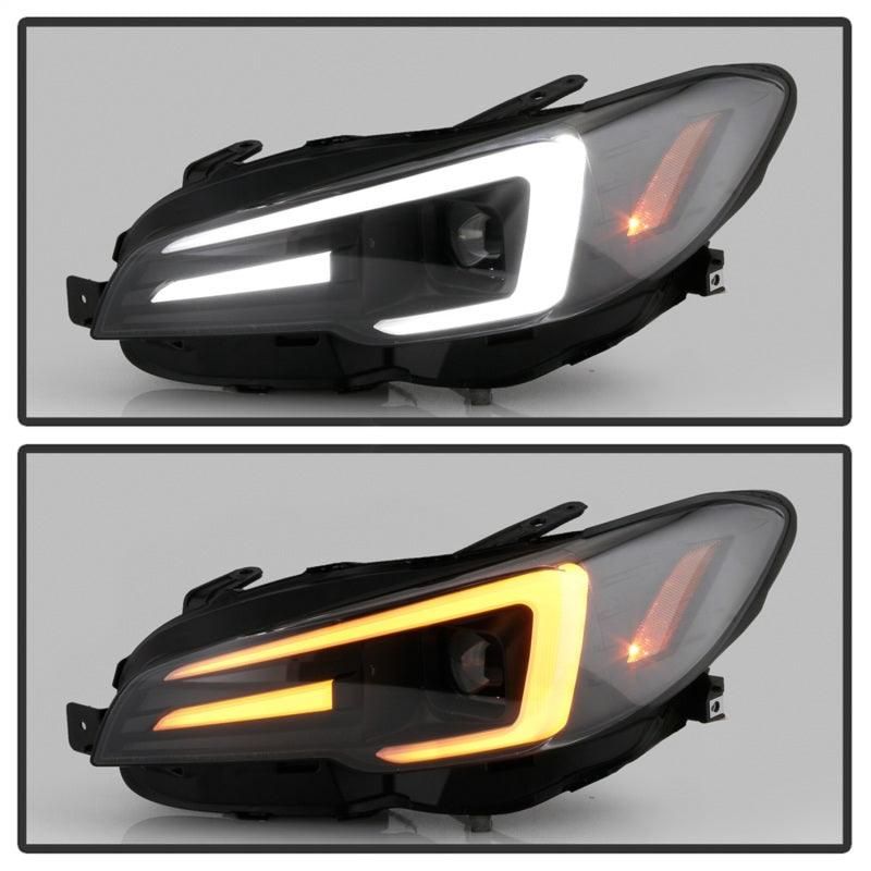 SPYDER 5088086 - SPY5088086 - Spyder Subaru Impreza WRX 15-20 Halogen Model Projector Headlights - Black PRO-YD-SWRX15SI-SBSEQ-BK - Shipped in Europe - Tuningsupply.com