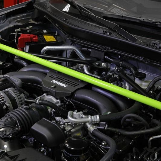 Perrin Performance PSP-SUS-066NY - PERPSP-SUS-066NY - PERRIN 13-25 Subaru BRZ / Toyota GR86/86 / Scion FR-S Front Strut Brace - Neon Yellow - Shipped in Europe - Tuningsupply.com