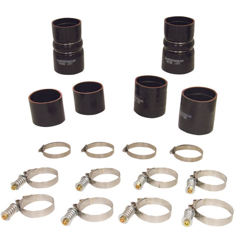 BD Diesel 1047030 - BDD1047030 - BD Diesel Intercooler Hose & Clamp Kit - 1999-2003 Ford 7.3L PowerStroke - Shipped in Europe - Tuningsupply.com