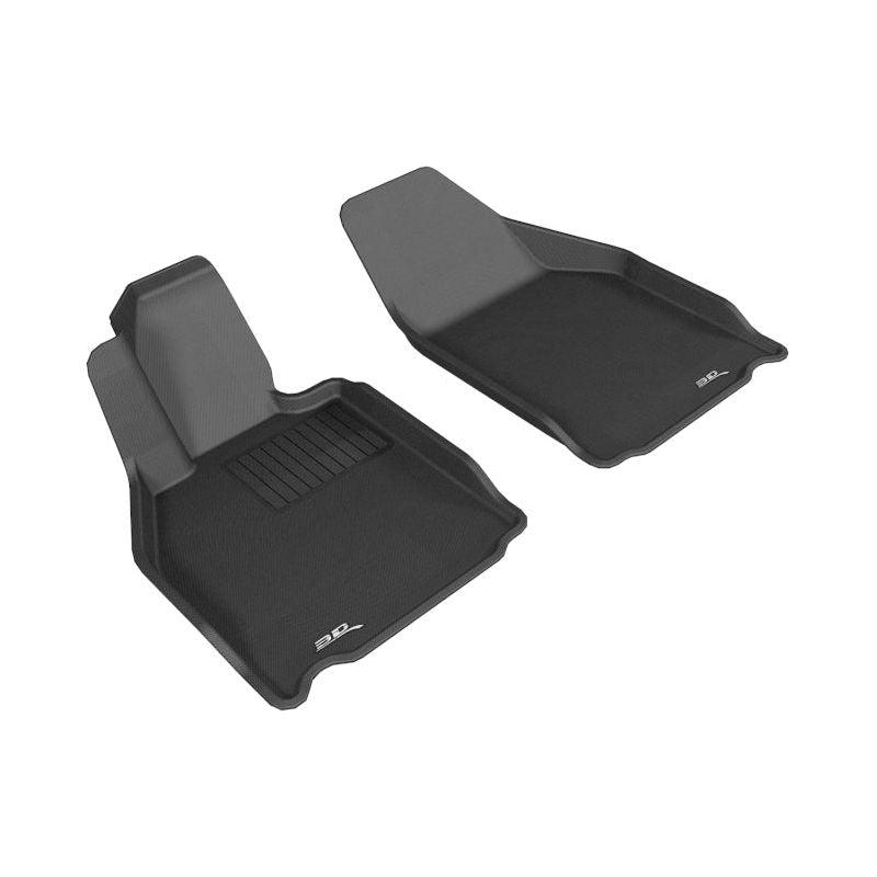 3D MAXpider L1PO01111509 - ACEL1PO01111509 - 3D MAXpider 2005-2012 Porsche 911 997 Kagu 1st Row Floormat - Black - Shipped in Europe - Tuningsupply.com