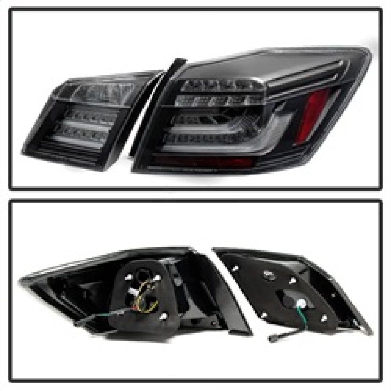 SPYDER 5082053 - SPY5082053 - Spyder Honda Accord 2013-2015 4DR LED Tail Lights - Black ALT-YD-HA13LED-LED-BK - Shipped in Europe - Tuningsupply.com