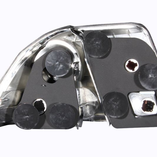 ANZO 221048 - ANZ221048 - ANZO 2001-2004 Honda Civic Taillights Black - Shipped in Europe - Tuningsupply.com