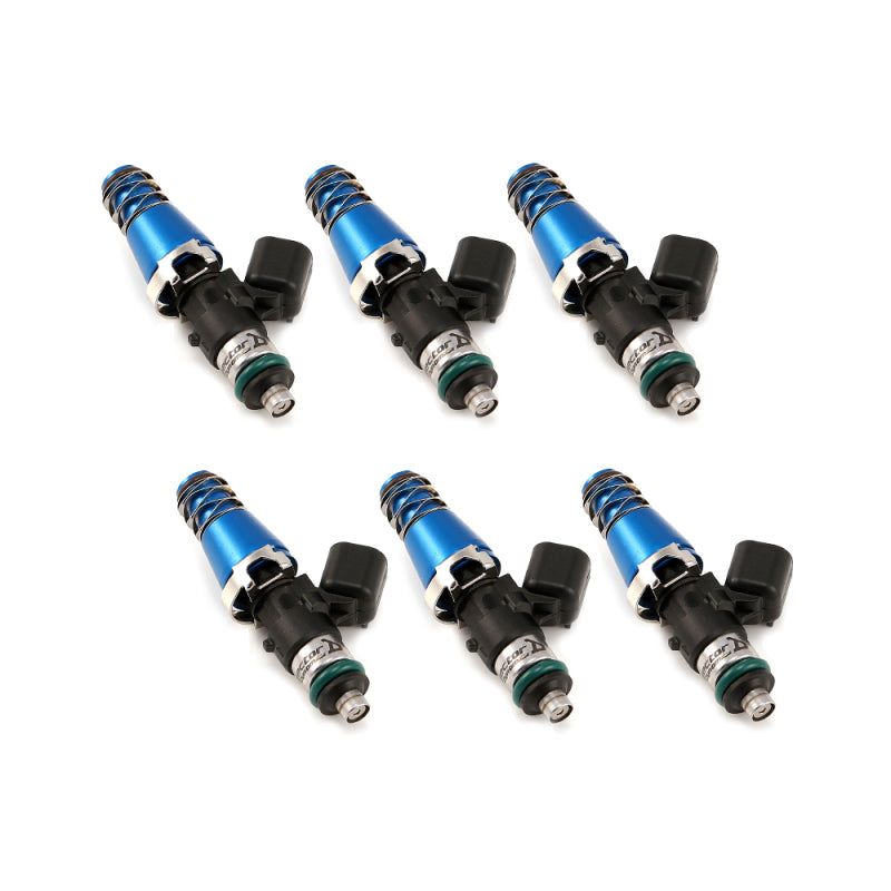 Injector Dynamics 1050.60.11.14.6 - IDX1050.60.11.14.6 - Injector Dynamics ID1050X Injectors 11mm (Blue) Top (Set of 6) - Shipped in Europe - Tuningsupply.com
