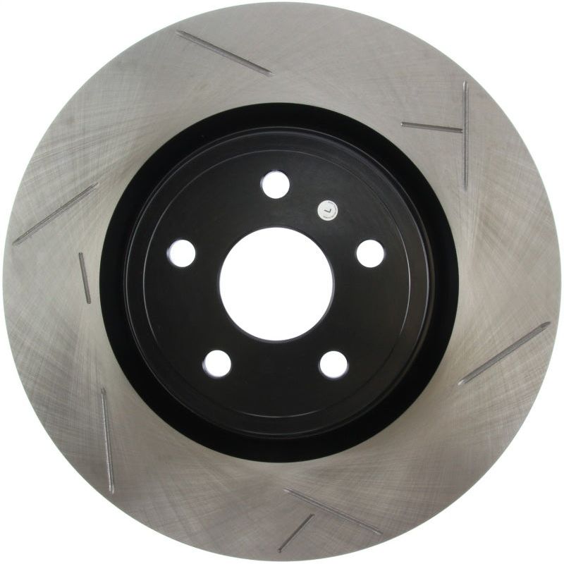 Stoptech 126.58010SL - STO126.58010SL - StopTech 12-18 Jeep Grand Cherokee SRT8 (380mm Front Disc) Front Left Slotted Sport Brake Rotor - Shipped in Europe - Tuningsupply.com