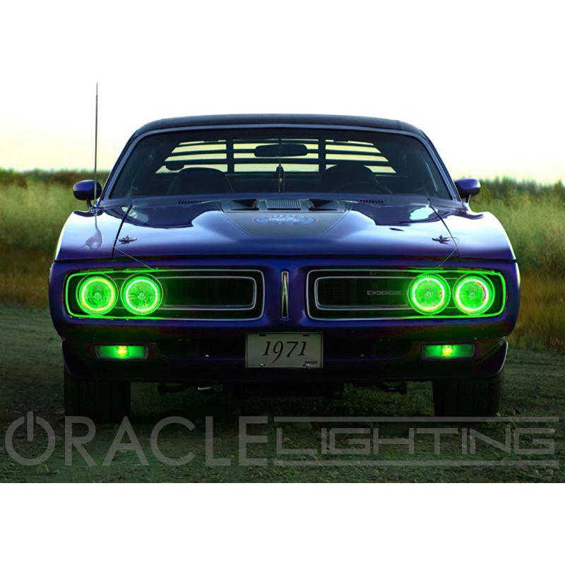 ORACLE Lighting 6904-004 - ORL6904-004 - Oracle Pre-Installed Lights 5.75 IN. Sealed Beam - Green Halo - Shipped in Europe - Tuningsupply.com