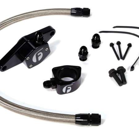 Fleece Performance FPE-CLNTBYPS-CUMMINS-VP-SS - FPEFPE-CLNTBYPS-CUMMINS-VP-SS - Fleece Performance 98.5-02 VP Coolant Bypass Kit w/ Stainless Steel Braided Line - Shipped in Europe - Tuningsupply.com