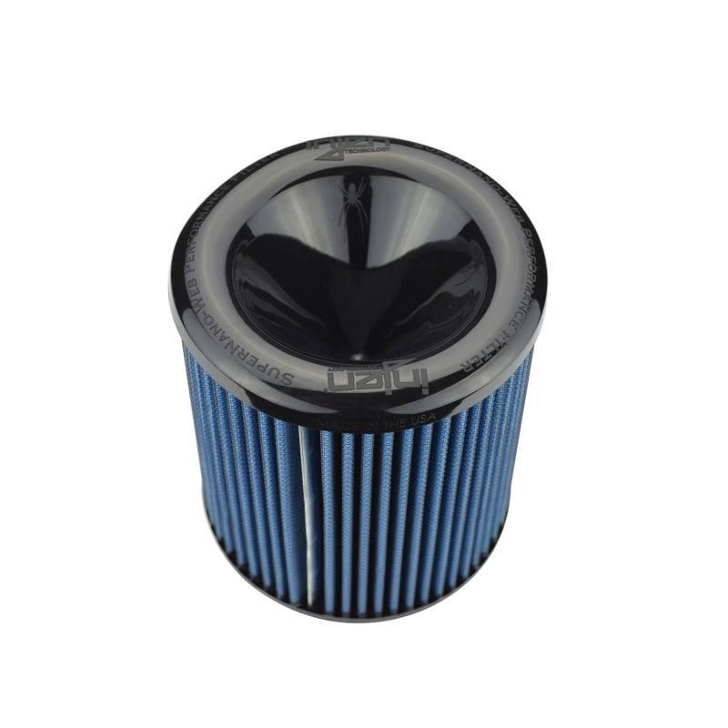 Injen X-1103-BB - INJX-1103-BB - Injen SuperNano Web Dry Air Filter - 3.00 Filter / 6in Base / 6.3in Tall / 5.350in Top - Shipped in Europe - Tuningsupply.com