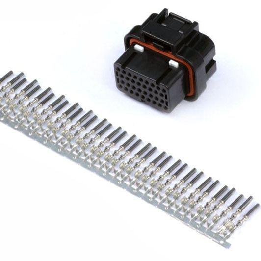 Haltech HT-030009 - HALHT-030009 - Haltech AMP 34 Pin 4 Row 3 Keyway Superseal Connector Plug & Pins - Shipped in Europe - Tuningsupply.com