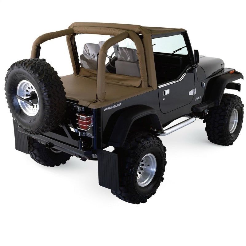 Rampage 769015 - RAM769015 - Rampage 1997-2002 Jeep Wrangler(TJ) Roll Bar Pad & Cover Kit - Black Denim - Shipped in Europe - Tuningsupply.com