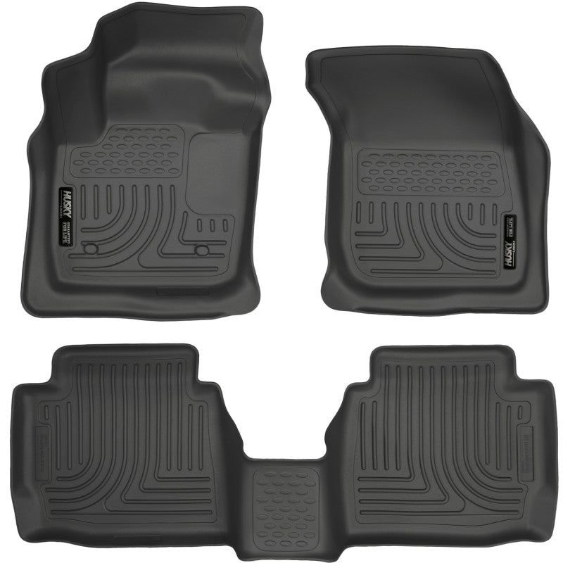 Husky Liners 99751 - HSL99751 - Husky Liners 13-16 Ford Fusion WeatherBeater Combo Black Floor Liners - Shipped in Europe - Tuningsupply.com