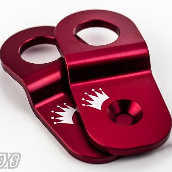 Turbo XS W15-RADSTAY-RED - TXSW15-RADSTAY-RED - Turbo XS 15-16 Subaru WRX/STI Billet Aluminum Radiator Stay - Red - Shipped in Europe - Tuningsupply.com