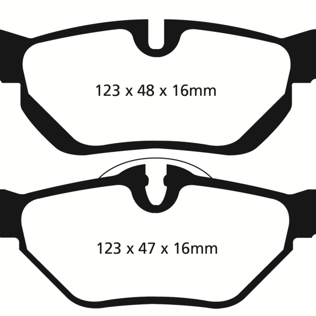 EBC DP32069C - EBCDP32069C - EBC 13+ BMW X1 2.0 Turbo (28i) Redstuff Rear Brake Pads - Shipped in Europe - Tuningsupply.com
