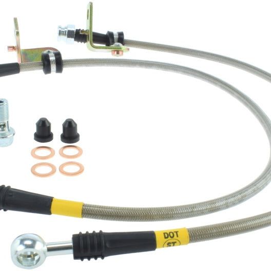 Stoptech 950.51000 - STO950.51000 - StopTech 03-08 Hyundai Tiburon Front Stainless Steel Brake Lines - Shipped in Europe - Tuningsupply.com