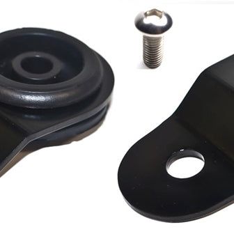 Torque Solution TS-EV-009IC - TQSTS-EV-009IC - Torque Solution Radiator Mount Combo with Inserts (Black) : Mitsubishi Evolution 7/8/9 - Shipped in Europe - Tuningsupply.com