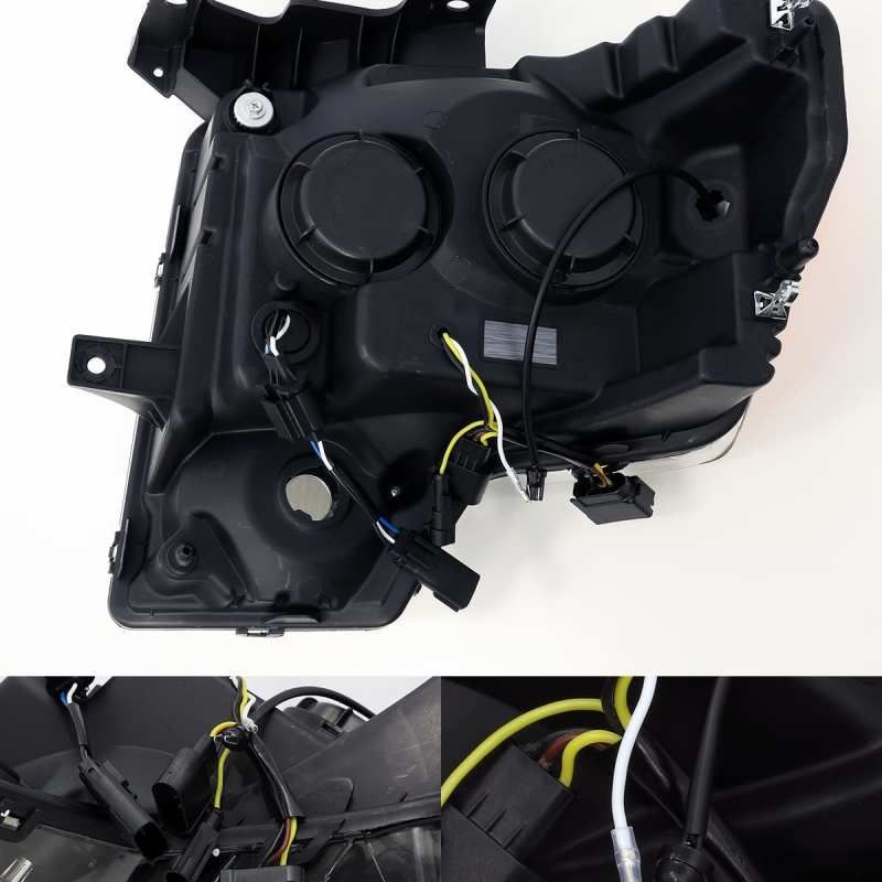 AlphaRex 880190 - ARX880190 - AlphaRex 09-14 Ford F-150 NOVA LED Proj Headlights Plank Style Gloss Black w/Activ Light/Seq Signal - Shipped in Europe - Tuningsupply.com