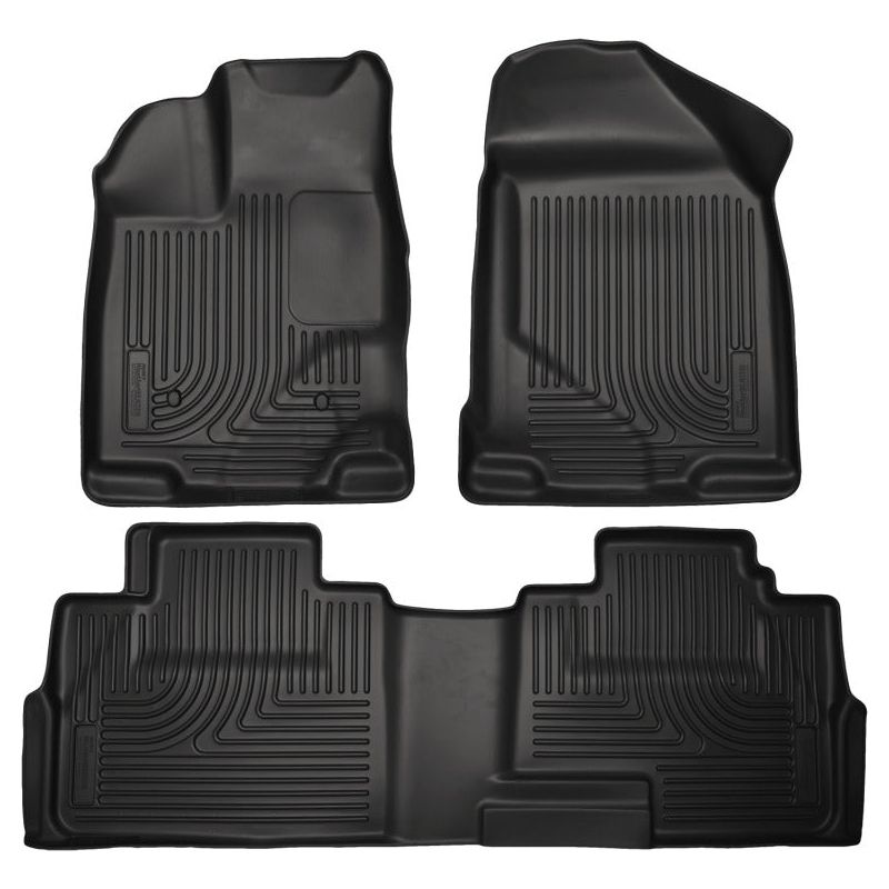 Husky Liners 99761 - HSL99761 - Husky Liners 07-13 Ford Edge / 07-13 Lincoln MKX Weatherbeater Black Front & 2nd Seat Floor Liners - Shipped in Europe - Tuningsupply.com