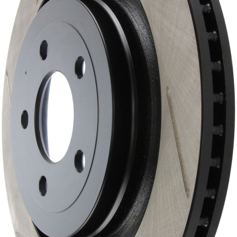 Stoptech 126.61109SR - STO126.61109SR - StopTech 2015 Ford Mustang GT w/ Brembo Brakes Right Rear Slotted Brake Rotor - Shipped in Europe - Tuningsupply.com